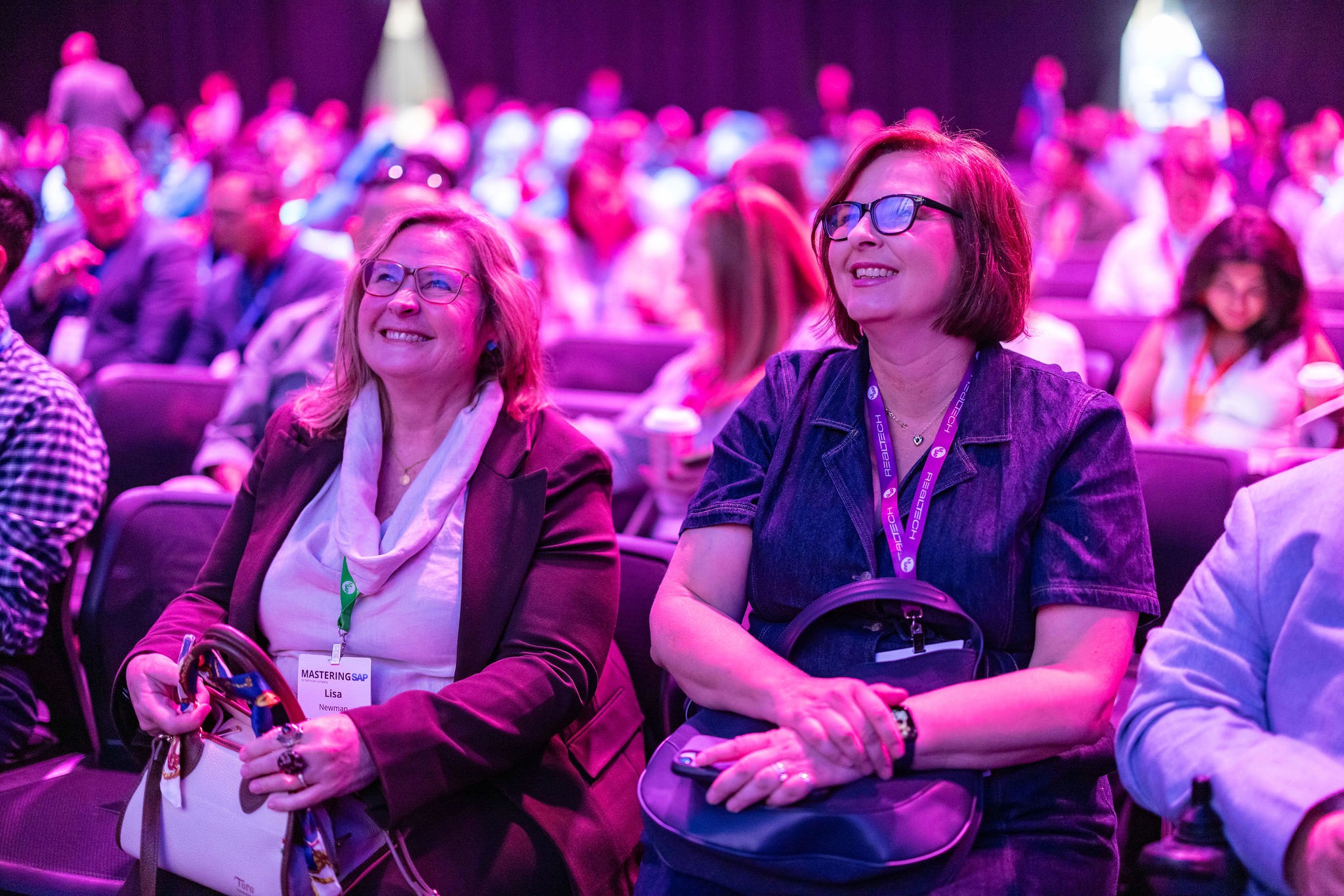 SAP professionals connecting at a SAPinsider community event