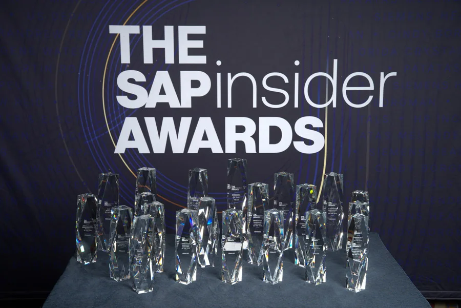 The SAPinsider Awards ceremony hall